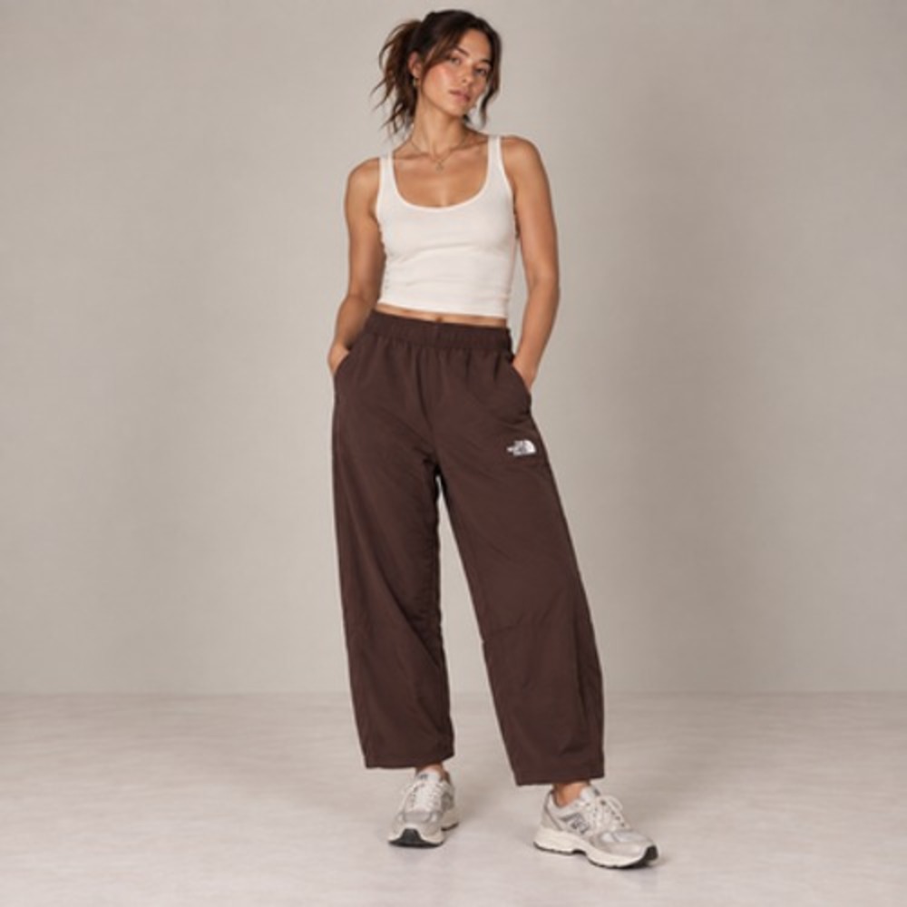 The North Face Track Pants Womens Large Brown Y2K Hiking Slouchy Ankle Attitude